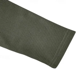 Men's Golf Polo Waffle Knit Polo Shirt Business Casual Ribbed Polo Collar Long Sleeve Fashion Basic Solid Color Knitting Fall Winter Regular Fit Dark Grey Black Army Green Navy Blue Light Grey Golf