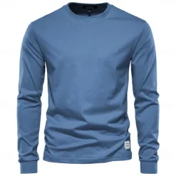 Men's Golf Pullover Sweatshirt Red Dark Navy Blue Long Sleeve Top Golf Attire Clothes Outfits Wear Apparel