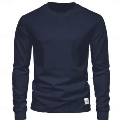 Men's Golf Pullover Sweatshirt Red Dark Navy Blue Long Sleeve Top Golf Attire Clothes Outfits Wear Apparel