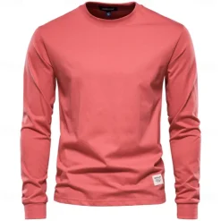 Men's Golf Pullover Sweatshirt Red Dark Navy Blue Long Sleeve Top Golf Attire Clothes Outfits Wear Apparel