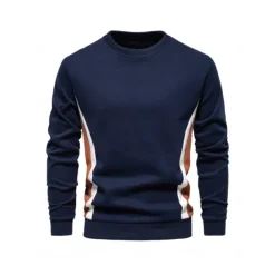 Men's Golf Pullover Sweatshirt Navy Blue Brown Green Long Sleeve Top Golf Attire Clothes Outfits Wear Apparel