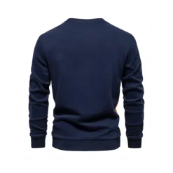 Men's Golf Pullover Sweatshirt Navy Blue Brown Green Long Sleeve Top Golf Attire Clothes Outfits Wear Apparel