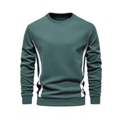 Men's Golf Pullover Sweatshirt Navy Blue Brown Green Long Sleeve Top Golf Attire Clothes Outfits Wear Apparel