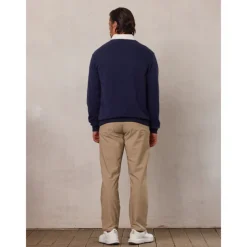 Men's Golf Pullover Sweatshirt Black Navy Blue Dark Grey Long Sleeve Top Golf Attire Clothes Outfits Wear Apparel