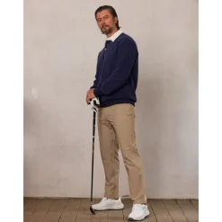 Men's Golf Pullover Sweatshirt Black Navy Blue Dark Grey Long Sleeve Top Golf Attire Clothes Outfits Wear Apparel
