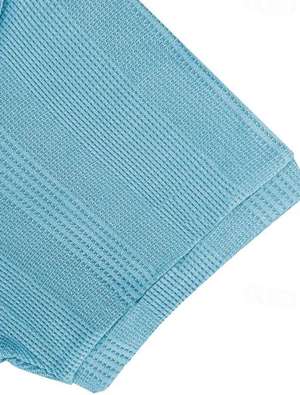 Men's Golf Shirt Golf Polos Shirts Work Casual Lapel Short Sleeve Basic Modern Plain Patchwork Buttons Summer Regular Fit claret Black White Light Grey Khaki Light Blue Golf Shirt