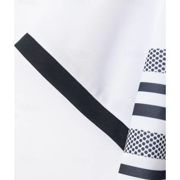 Men's Golf Shirt Golf Polos Shirts Work Casual Lapel Short Sleeve Basic Modern Striped Buttons Summer Regular Fit White Pink Red Royal Blue Green Khaki Golf Shirt