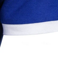 Men's Golf Shirt Golf Polo Work Casual Lapel Short Sleeve Basic Modern Color Block Deer Patchwork Embroidered Spring & Summer Regular Fit Depression Green Black / Orange Black White Red Navy Blue