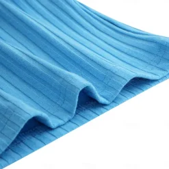 Men's Golf Shirt Knit Polo Work Casual Ribbed Polo Collar Classic Short Sleeve Basic Modern Color Block Ribbed Spring & Summer Regular Fit White Yellow Blue Green Gray Golf Shirt