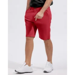 Men's Golf Shorts Black Pink Burgundy Bottoms Golf Attire Clothes Outfits Wear Apparel