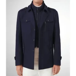 Men's Gothic Winter Jacket Peacoat Vacation Daily Fall & Winter Polyester Thermal Warm Wearable Outerwear Clothing Apparel Fashion Classic Plain Pocket Lapel Single Breasted