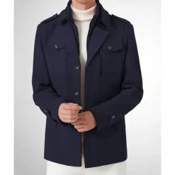 Men's Gothic Winter Jacket Peacoat Vacation Daily Fall & Winter Polyester Thermal Warm Wearable Outerwear Clothing Apparel Fashion Classic Plain Pocket Lapel Single Breasted