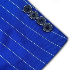 Men's Graduation Blazer Business Cocktail Party Wedding Party Fashion Casual Spring & Fall Polyester Stripes Pocket Buttons Comfortable Single Breasted Blazer Black White Yellow Pink