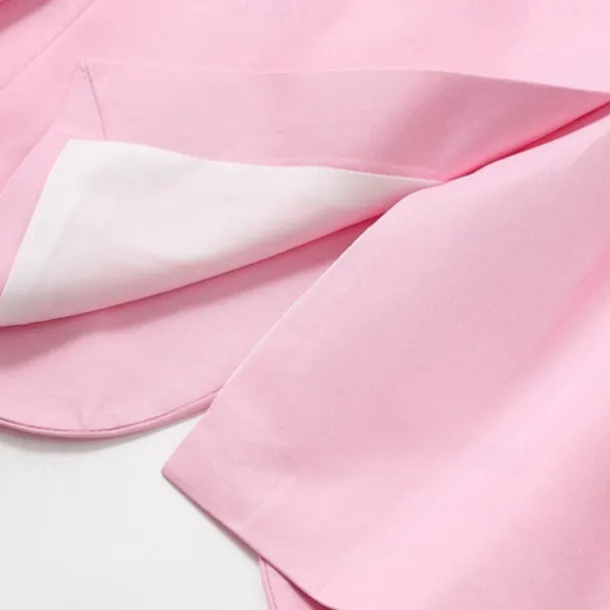 Men's Graduation Blazer Business Cocktail Party Wedding Party Fashion Casual Spring & Fall Polyester Linen Plain Pocket Buttons Comfortable Single Breasted One-button Blazer Light Pink Yellow Pink