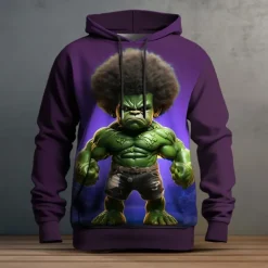 Men's Graphic Cartoon Hoodie Hoodies Sweatshirt Fashion Daily Long Sleeve Hooded Vacation Sports Outdoor Holiday Black Navy Blue Print Front Pocket Spring & Fall Designer