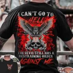 Men's Graphic Flame Skulls T shirt Tee Short Sleeve T shirt 3D Print Crew Neck Shirt Vintage Fashion Designer Outdoor Casual Daily Black Spring & Summer Clothing Apparel S M L XL 2XL 3XL