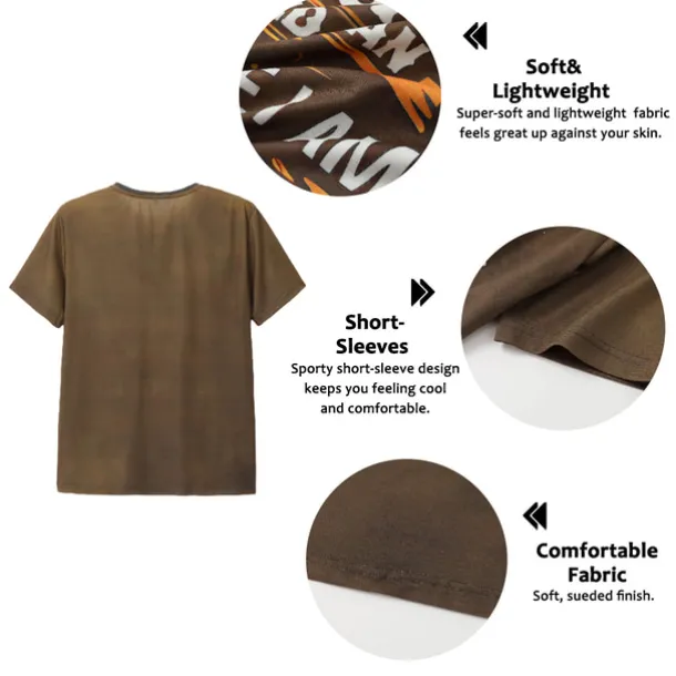 Men's Graphic Letter Henley Shirt Tee Short Sleeve 3D Print Vintage Fashion Designer Outdoor Casual Daily Summer Blue 3# Blue 2# Blue 1# Navy Blue Royal Blue Henley Henley T-Shirt