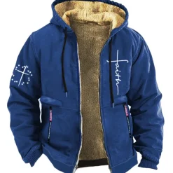 Men's Graphic Letter Long Sleeve Sweatshirts Hooded Basic Casual Sports & Outdoor Sports Winter Blue Brown Gray Clothing Apparel Designer Hot Stamping S M L XL XXL 3XL