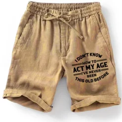 Men's Graphic Letter Shorts Summer Shorts Beach Shorts Mid Waist Streetwear Hawaiian Designer Casual Daily Holiday Drawstring Elastic Waist 3D Print Designer Clothing Apparel