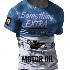 Men's Graphic Letter T shirt Distressed T Shirt Short Sleeve T shirt 3D Print Crew Neck Shirt Fashion Basic Classic Street Casual Daily Yellow Red Blue Summer Clothing Apparel S M L XL 2XL 3XL 4XL