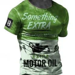 Men's Graphic Letter T shirt Distressed T Shirt Short Sleeve T shirt 3D Print Crew Neck Shirt Fashion Basic Classic Street Casual Daily Yellow Red Blue Summer Clothing Apparel S M L XL 2XL 3XL 4XL