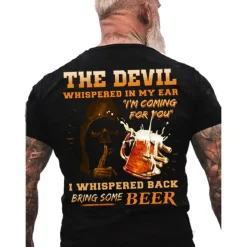 Men's Graphic Letter T shirt Slogan T Shirts Short Sleeve T shirt 3D Print Crew Neck Shirt Fashion Basic Classic Street Casual Daily Black Summer Clothing Apparel S M L XL 2XL 3XL 4XL