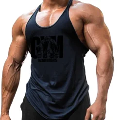 Men's Graphic Letter Tank Top Vest Top Undershirt Racer Back Tank Top Sleeveless T shirt U Neck Shirt Fashion Muscle Workout Vacation Sport Daily Black White Yellow Summer Clothing Apparel M L XL XXL