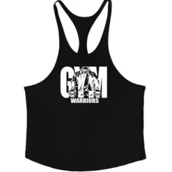 Men's Graphic Letter Tank Top Vest Top Undershirt Racer Back Tank Top Sleeveless T shirt U Neck Shirt Fashion Muscle Workout Vacation Sport Daily Black White Yellow Summer Clothing Apparel M L XL XXL