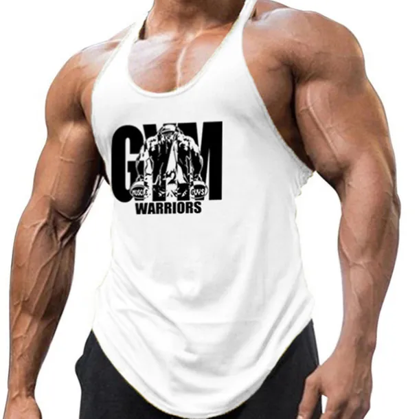 Men's Graphic Letter Tank Top Vest Top Undershirt Racer Back Tank Top Sleeveless T shirt U Neck Shirt Fashion Muscle Workout Vacation Sport Daily Black White Yellow Summer Clothing Apparel M L XL XXL