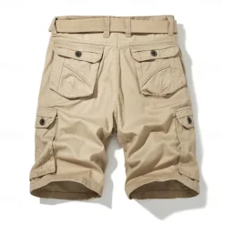 Men's Graphic Novelty Smile Face Cargo Shorts Work Shorts Mid Waist Classic Casual Outdoor Camping & Hiking Multiple Pockets Designer Clothing Apparel