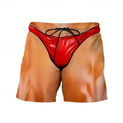 Men's Graphic Shorts Summer Shorts Beach Shorts Mid Waist Streetwear Hawaiian Designer Casual Daily Holiday Elastic Waist 3D Print Drawstring Designer Clothing Apparel