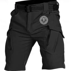 Men's Graphic Skull Geometric Pattern Cargo Shorts Mid Waist Sports Fashion Designer Outdoor Sports Outdoor Casual 6 Pocket Designer Clothing Apparel