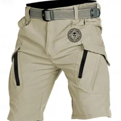 Men's Graphic Skull Geometric Pattern Cargo Shorts Mid Waist Sports Fashion Designer Outdoor Sports Outdoor Casual 6 Pocket Designer Clothing Apparel