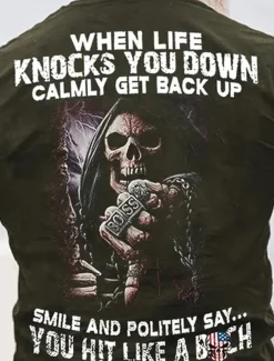 Men's Graphic Skull T shirt Tee Short Sleeve T shirt 3D Print Crew Neck Shirt Vintage Fashion Designer Outdoor Casual Daily Black Blue Army Green Spring & Summer Clothing Apparel S M L XL 2XL 3XL