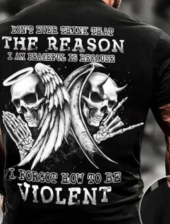 Men's Graphic Skulls T shirt Tee Retro Shirts Short Sleeve T shirt 3D Print Crew Neck Shirt Vintage Fashion Designer Outdoor Casual Daily Black Blue Brown Spring & Summer Clothing Apparel S M L XL