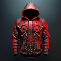 Men's Graphic Spiders Spider web Hoodie Hoodies Sweatshirt Fashion Daily Long Sleeve Hooded Vacation Sports Outdoor Holiday #1 #2 Print Front Pocket Spring & Fall Designer