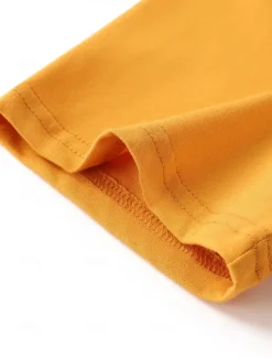 Men's Graphic T Shirt Tee Top Short Sleeve T shirt Crew Neck Shirt Fashion Outdoor Casual Street Casual Daily Orange Spring & Summer Clothing Apparel S M L XL XXL