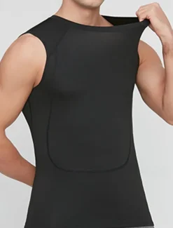 Men's GYM Tank Compression Tank Fitness Tank Men Tops Tank Crew Neck Sleeveless Sports & Outdoor Vacation Going out Casual Daily Gym Quick dry Breathable High Elasticity Soft Plain Black Yellow