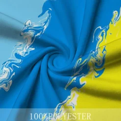 Men's Hawaiian Polo Shirts Golf Shirt Short Sleeve Polo Shirts Collared Shirts Casual Beach Wear Vacation Wear Tropical Wear Party Outfits Buttons 3D Print Summer Spring Blue