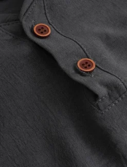 Men's Henley Shirt Tee Top Plain V Neck Street Vacation Short Sleeves Clothing Apparel Fashion Designer Basic