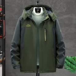 Men's Hiking Fleece Jacket Winter Outdoor Waterproof Warm Soft Comfortable Fleece Jackets Full Zip Camping / Hiking / Caving Traveling Winter Sports Black Army Green Red Blue