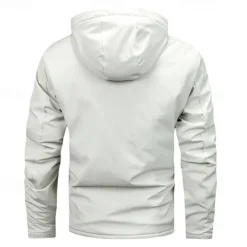 Men's Hiking Fleece Jacket Winter Outdoor Thermal Warm Fleece Lining Fleece Jackets Full Zip Climbing Camping / Hiking / Caving Traveling Black White Army Green Red Khaki