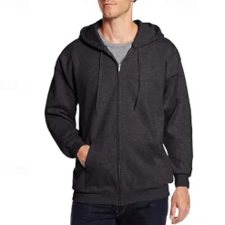 Men's Hiking Jacket Hiking Fleece Jacket Winter Outdoor Patchwork Warm Soft Comfortable Fleece Jackets Full Zip Climbing Camping / Hiking / Caving Traveling Dark Grey Black Red Blue Light Grey