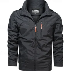 Men's Hiking Jacket Outdoor Windproof Lightweight Jacket Windbreaker Jacket Traveling Black Yellow Army Green Red Khaki