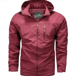 Men's Hiking Jacket Outdoor Windproof Lightweight Jacket Windbreaker Jacket Traveling Black Yellow Army Green Red Khaki