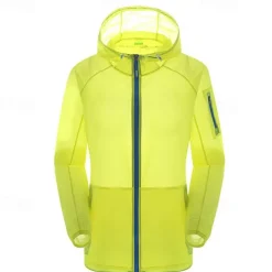 Men's Hiking Jacket Outdoor Sun Protection Breathable Lightweight Jacket Windbreaker Jacket Traveling Black White Pink Royal Blue Blue