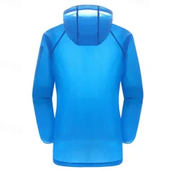 Men's Hiking Jacket Outdoor Sun Protection Breathable Lightweight Jacket Windbreaker Jacket Traveling Black White Pink Royal Blue Blue