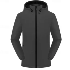 Men's Hiking Jacket Winter Outdoor Thermal Warm Windproof Water Resistant Lightweight Jacket Windbreaker Jacket Traveling Black Red Navy Blue Royal Blue Orange