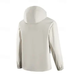 Men's Hiking Jacket Winter Outdoor Waterproof Windproof Front Zipper Lightweight Jacket Full Zip Camping / Hiking / Caving Black White Orange Green