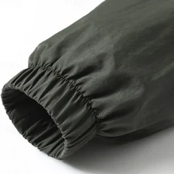 Men's Hiking Jacket Winter Outdoor Waterproof Windproof Front Zipper Lightweight Jacket Full Zip Camping / Hiking / Caving Black Army Green Khaki